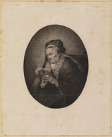 KG 14069
<br/>
lezende oude vrouw (moeder van Rembrandt)
<br/>
<em>Plonski, Michal (1778-1812)</em>